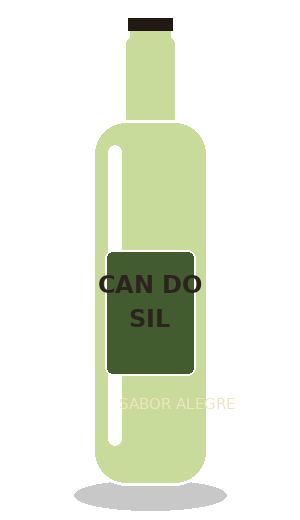 Botella de Can do Sil